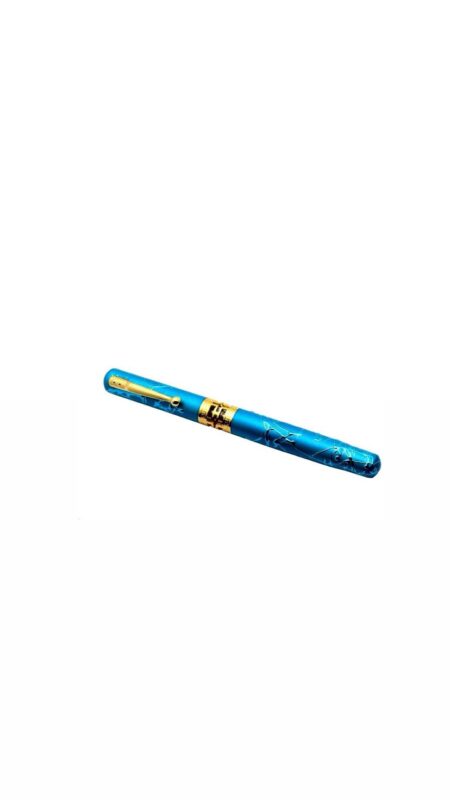 Sky Blue with golden finish Pen