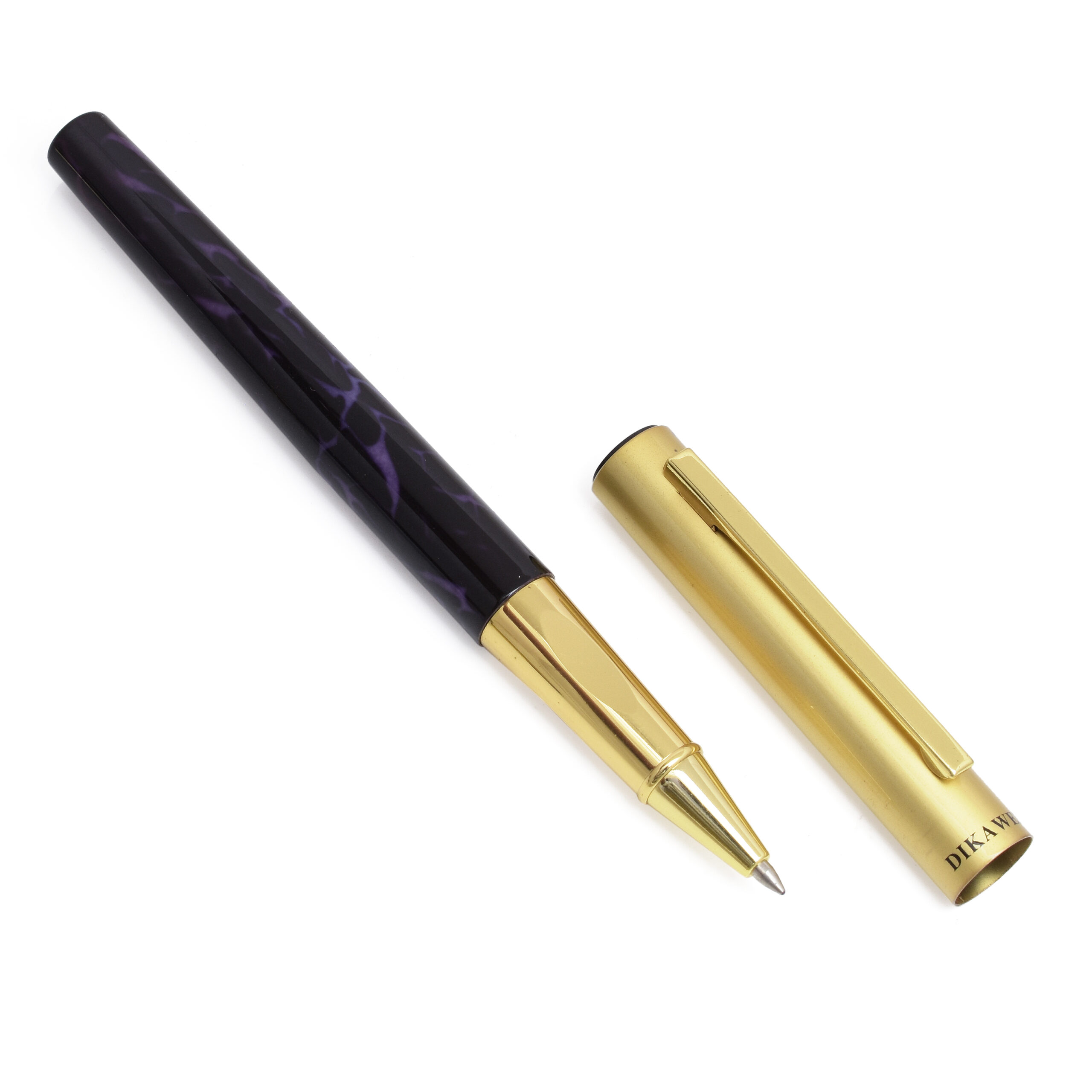 Gold and Purple Patterned Pen - Image 2