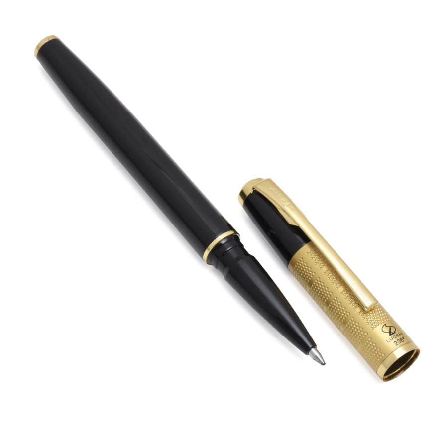 Classic Black and Gold Rollerball Pen