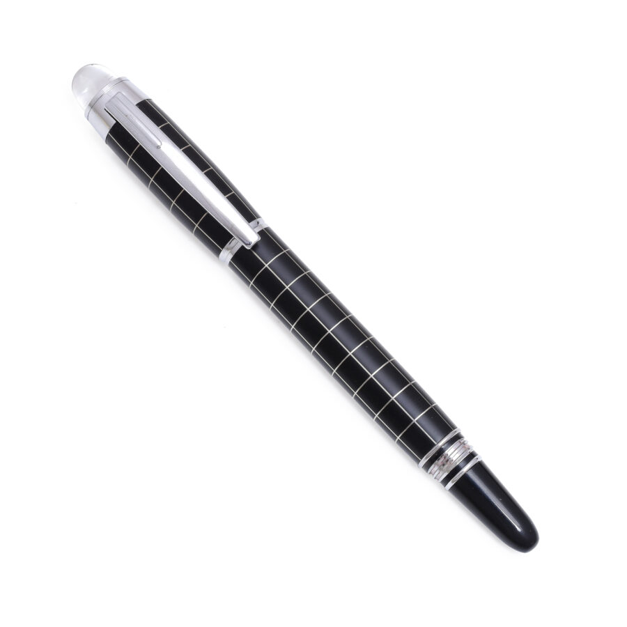Silver Grid Executive Roller Ball Pen