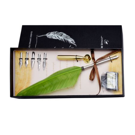 Golden and Silver Leaf Fountain Pen