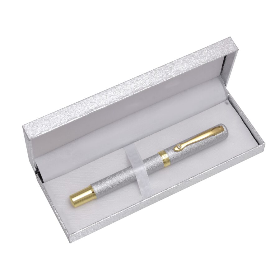 Golden and Silver Textured Pen - Image 2