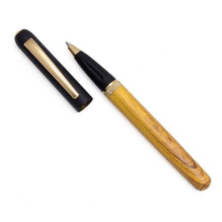 Wooden textured and Black Finish Pen
