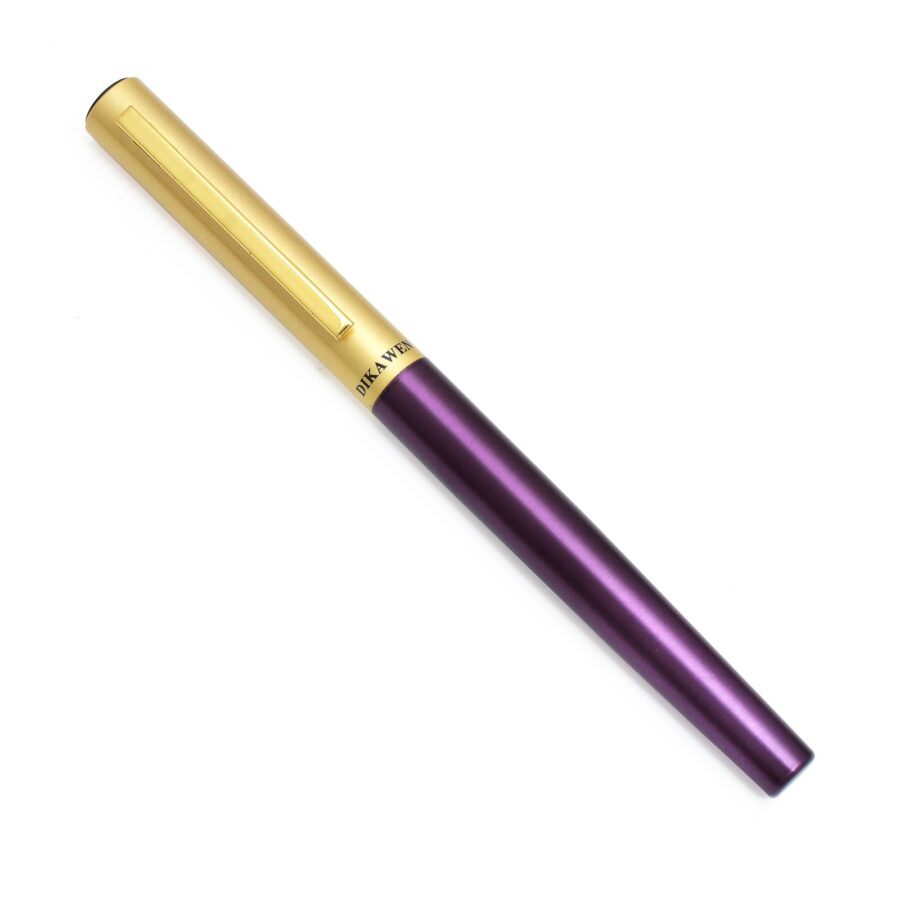 Purple with golden finish Pen - Image 2
