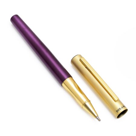 Purple with golden finish Pen